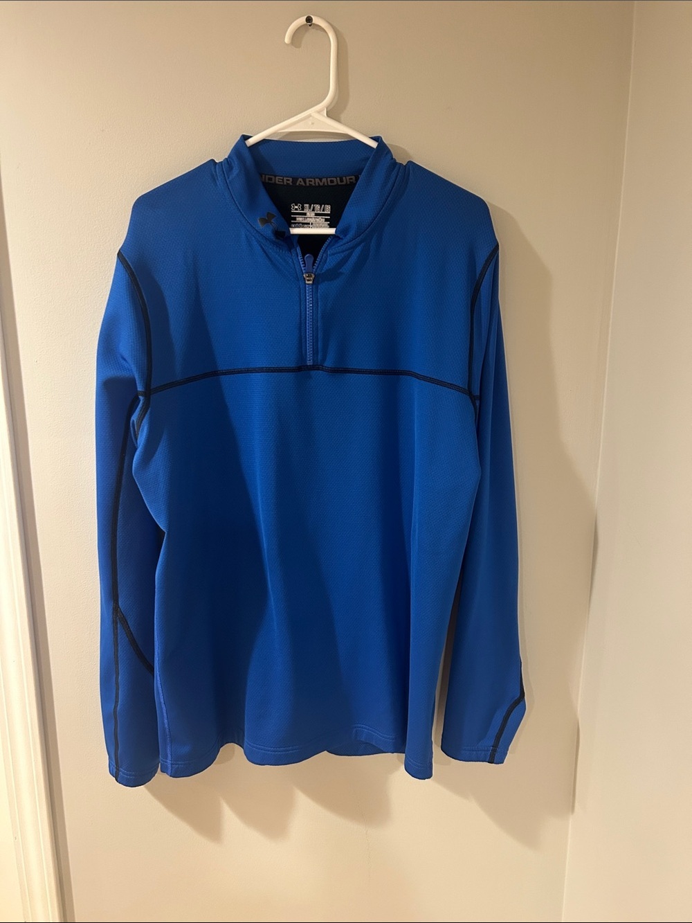 Under Armour Royal Blue Long-Sleeve Quarter-Zip Pullover